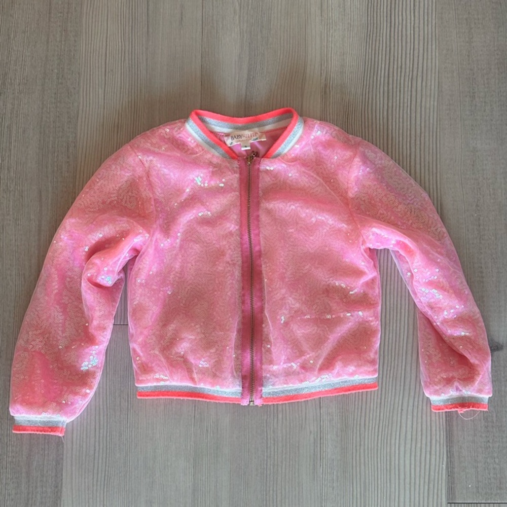 Baby Sara Pink Sequin Jacket